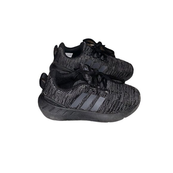 Adidas Swift Run Black Unisex Lace Up Toddler Sneakers Shoes Size 12 - Picture 1 of 8